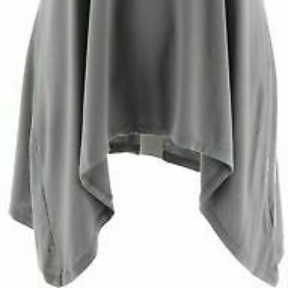 NWT LOGO LAYERS ASYMMETRICAL STEEL GREY TANK PXS - Picture 3 of 6